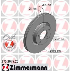 370.3077.20 ZIMMERMANN Тормозной диск