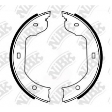 FN0589 NiBK Комплект тормозных колодок, стояночная тормозная с