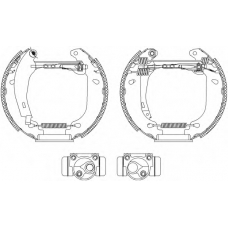 8DB 355 003-861 HELLA PAGID Комплект тормозных колодок