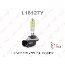 L18127Y LYNX L18127y лампа h27w/2 12v pgj13 yellow lynx