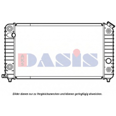 520340N AKS DASIS Радиатор, охлаждение двигателя