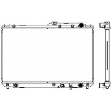 2461-1013 SAKURA  Automotive Радиатор, охлаждение двигателя