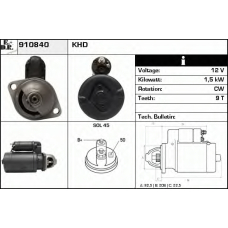 910840 EDR Стартер