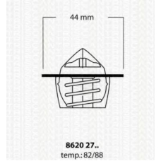 8620 2782 TRISCAN Термостат, охлаждающая жидкость