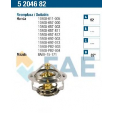 5204682 FAE Термостат, охлаждающая жидкость