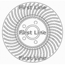 FBD1669 FIRST LINE Тормозной диск