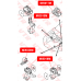 MI5018M VTR Подушка двигателя левая
