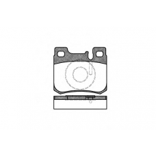 0157.20 REMSA Комплект тормозных колодок, дисковый тормоз