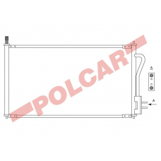 3201K8C1 POLCAR Skraplacze klimatyzacji