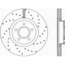 BDRS2153.25 OPEN PARTS Тормозной диск