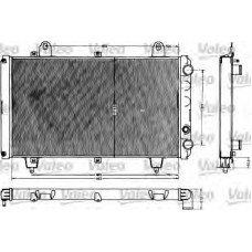 883764 VALEO Радиатор, охлаждение двигателя