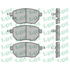05P1342 LPR Комплект тормозных колодок, дисковый тормоз