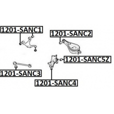 1201-SANC5Z ASVA Подвеска, рычаг независимой подвески колеса