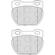 FDB1994 FERODO Комплект тормозных колодок, дисковый тормоз