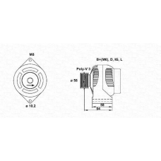 943356939010 MAGNETI MARELLI Генератор