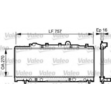 731975 VALEO Радиатор, охлаждение двигателя