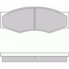 12-0302 E.T.F. Комплект тормозных колодок, дисковый тормоз