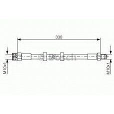 1 987 476 278 BOSCH Тормозной шланг