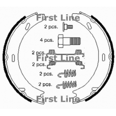 FBS512 FIRST LINE Комплект тормозных колодок, стояночная тормозная с