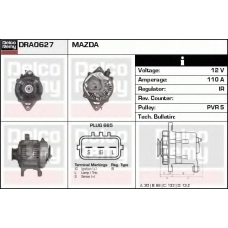 DRA0627 DELCO REMY Генератор