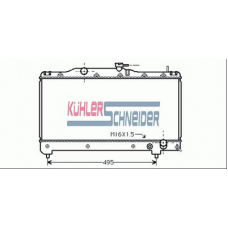 3204401 KUHLER SCHNEIDER Радиатор, охлаждение двигател