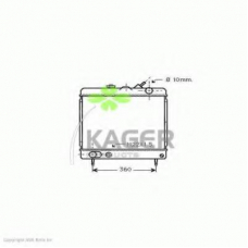 31-2415 KAGER Радиатор, охлаждение двигателя