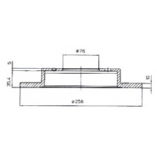 BDC4614 QH Benelux Тормозной диск