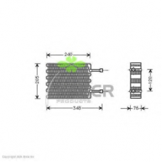 94-5127 KAGER Испаритель, кондиционер