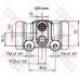 BWL287 TRW Колесный тормозной цилиндр