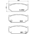 MDB3397 MINTEX Комплект тормозных колодок, дисковый тормоз