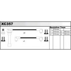 XC357 QUINTON HAZELL Комплект проводов зажигания