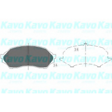 KBP-4505 KAVO PARTS Комплект тормозных колодок, дисковый тормоз