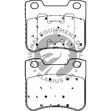 BP870 QH Benelux Комплект тормозных колодок, дисковый тормоз