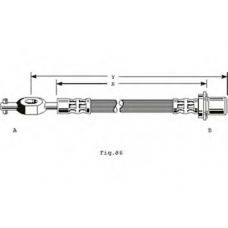 PHD235 TRW Тормозной шланг