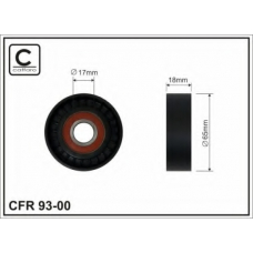 93-00 CAFFARO Натяжной ролик, поликлиновой  ремень