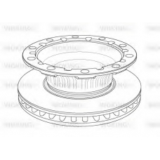 NSA1171.20 WOKING Тормозной диск