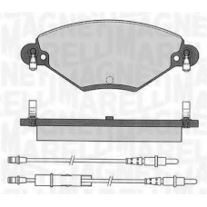 363916060181 MAGNETI MARELLI Комплект тормозных колодок, дисковый тормоз