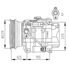 32182 NRF Компрессор, кондиционер