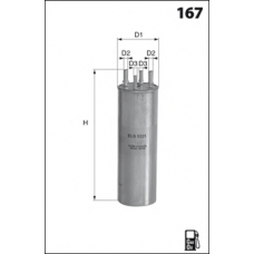 ELG5325 MECAFILTER Топливный фильтр