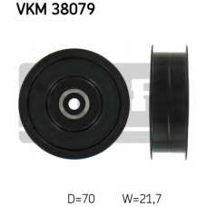 VKM 38079 SKF Паразитный / ведущий ролик, поликлиновой ремень