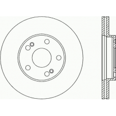 BDA1465.20 OPEN PARTS Тормозной диск