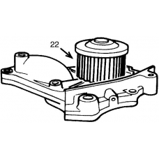 VKPC 91604 SKF Водяной насос