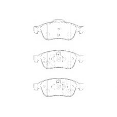 WBP24914A WAGNER LOCKHEED Комплект тормозных колодок, дисковый тормоз