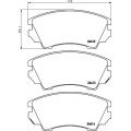 MDK0253 MINTEX Комплект тормозов, дисковый тормозной механизм