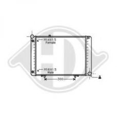 8501267 DIEDERICHS Радиатор, охлаждение двигателя