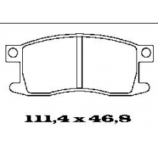 BL1136A1 FTE Комплект тормозных колодок, дисковый тормоз