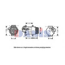 850381N AKS DASIS Компрессор, кондиционер