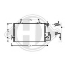 8101501 DIEDERICHS Конденсатор, кондиционер