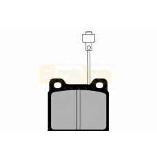 PA280 BRAKE ENGINEERING Комплект тормозных колодок, дисковый тормоз