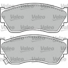 551774 VALEO Комплект тормозных колодок, дисковый тормоз